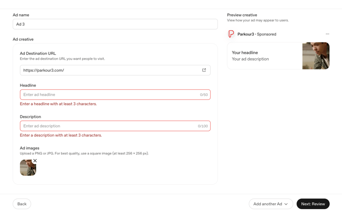 apercu configuration annonce chatgpt