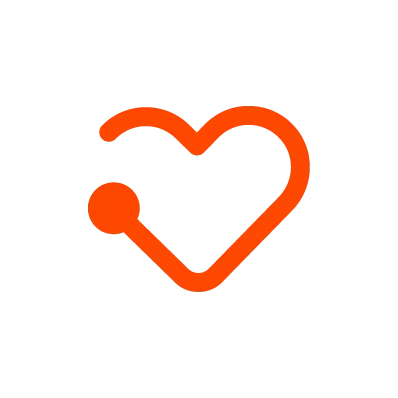 Red heart icon, representing HubSpot's Service Hub