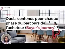 Quels contenus pour chaque phase du parcours de l'acheteur (Buyer's journey) ?