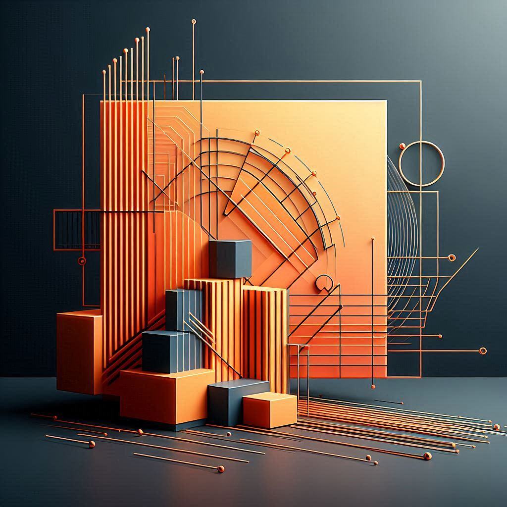 minimaliste techno orange