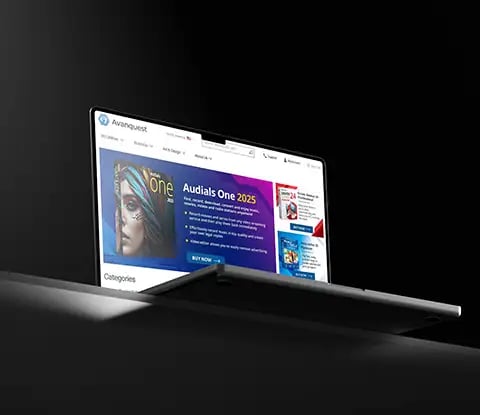 Aperçu du site web sur un écran d'ordinateur