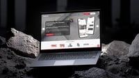 Aperçu du site web sur un écran d'ordinateur