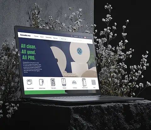 Aperçu du site web sur un écran d'ordinateur