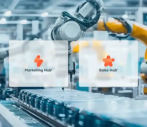 Presentation of the different HubSpot Hubs used for this mandate