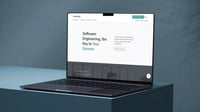 Aperçu du site web sur un écran d'ordinateur