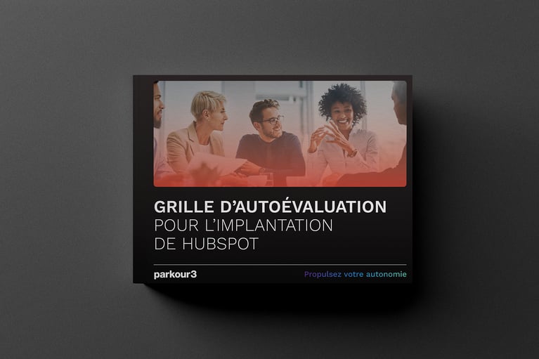 Couverture de la Grille d’autoévaluation pour l’implantation de HubSpot