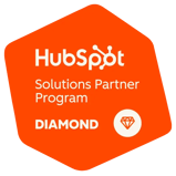 Diamond badge for HubSpot's Solutions Partner Program