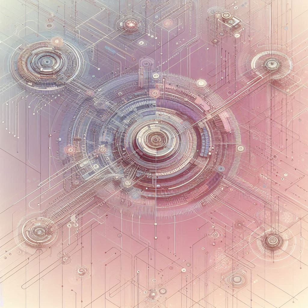 pastel mauve technological image in the style of the previous image (1)