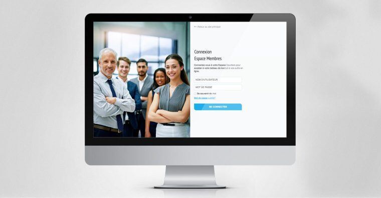 Vue du site web de la MMQ sur ordinateur