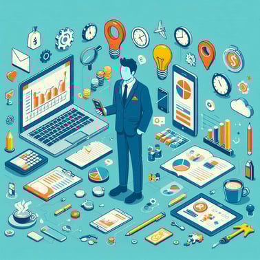 une image très simple et minimaliste pour un article de blog sur le marketing, sans écriture, sans aucun mots